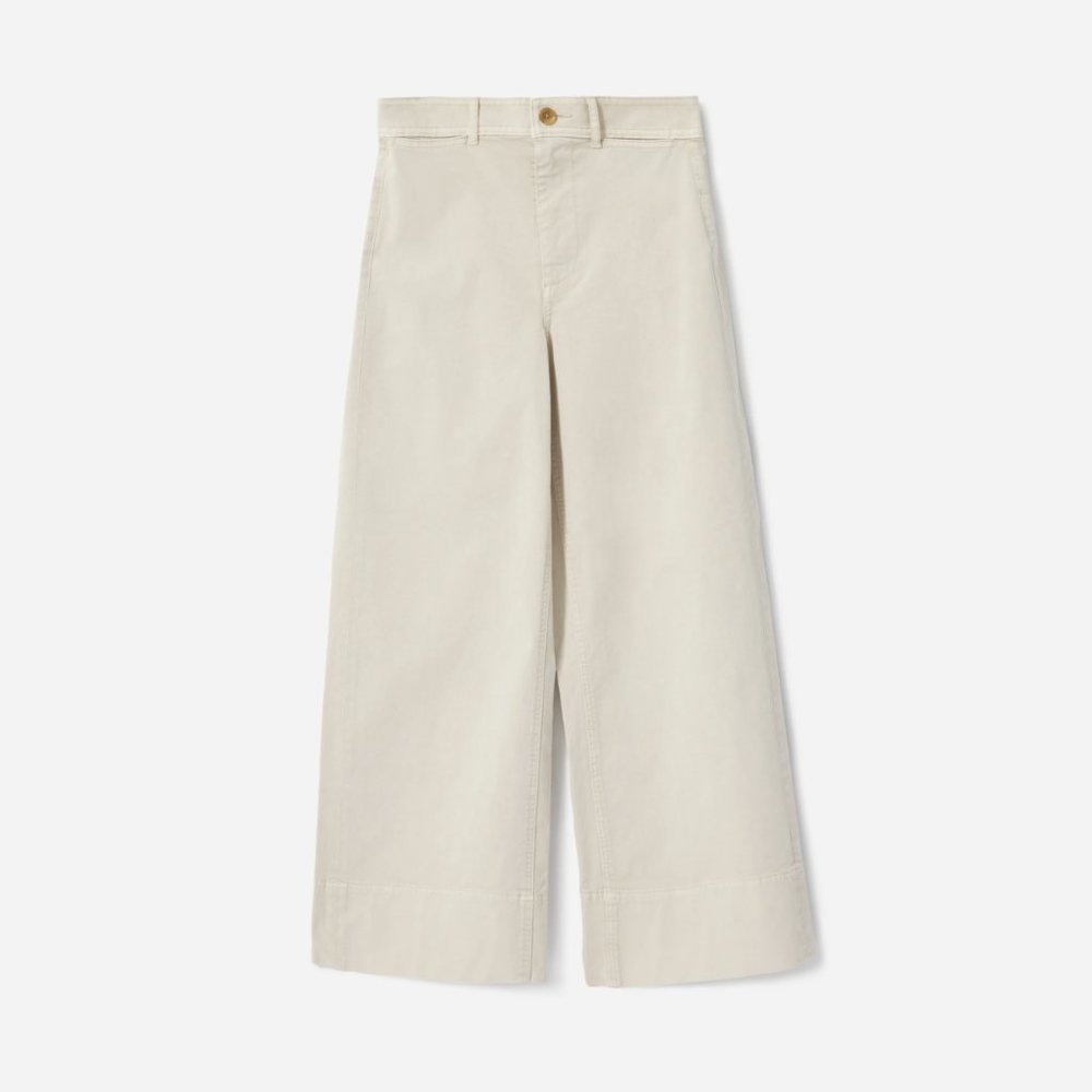Everlane - The Lightweight Wide Leg Crop Chino